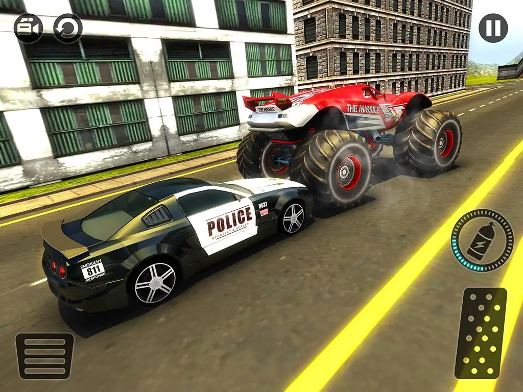 Police Chase Monster Car: City Cop Driver Escape Screenshots