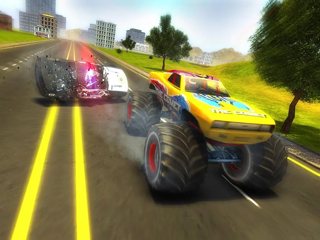Police Chase Monster Car: City Cop Driver Escape Screenshots