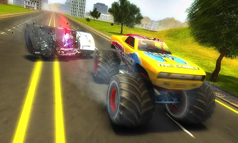 Police Chase Monster Car: City Cop Driver Escape Screenshots