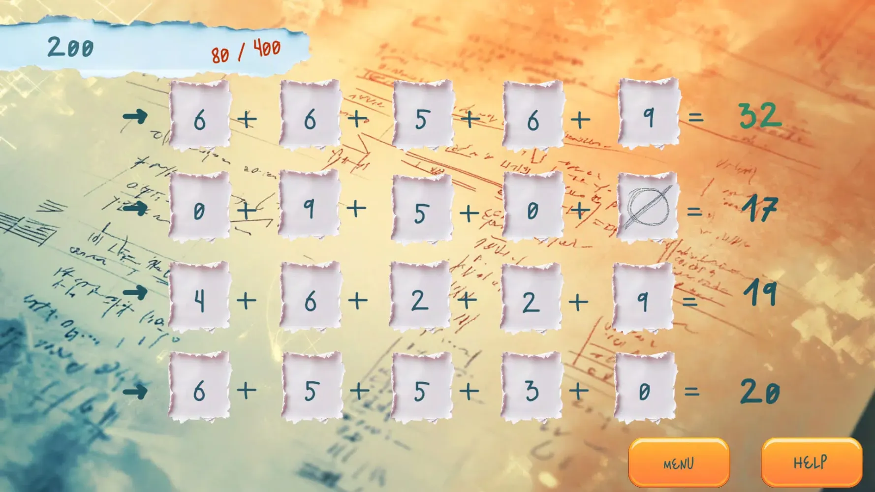 Zrzuty ekranu Puzzling Math Mega