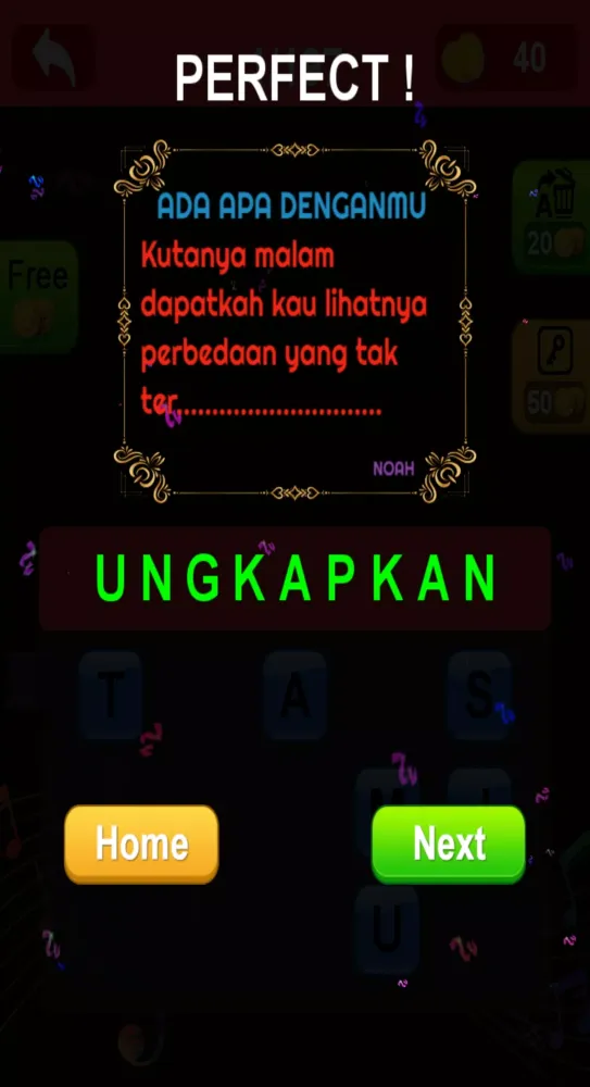Song Lyrics Quiz スクリーンショット