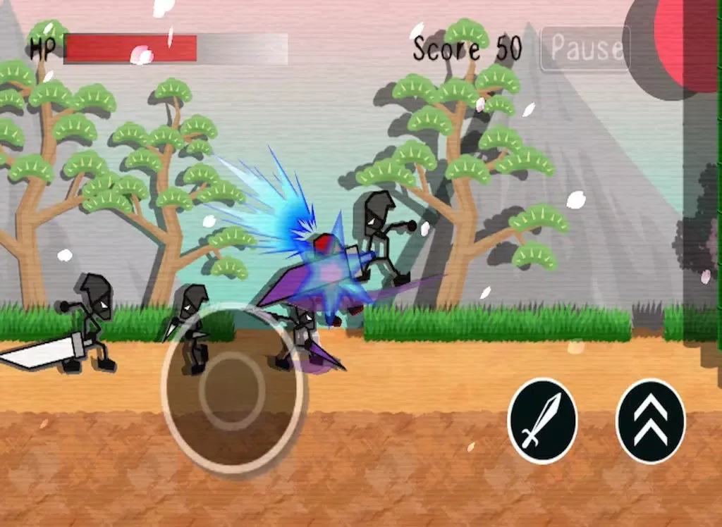 Capturas de tela do Ninja Stick Man Fighter iPad 