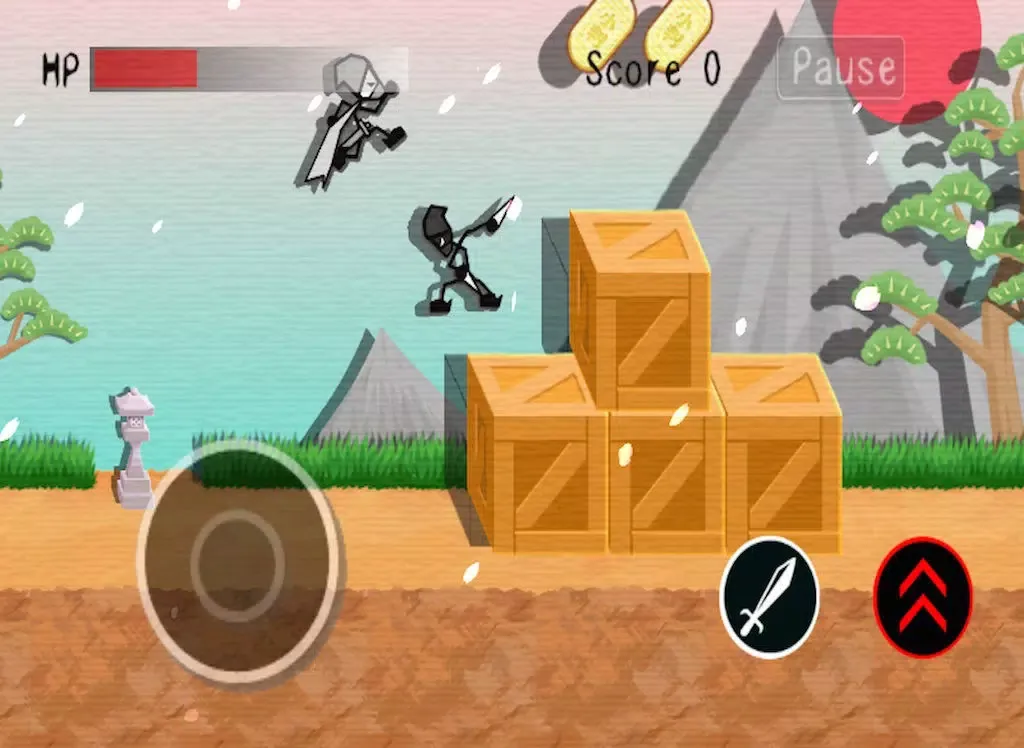 Capturas de tela do Ninja Stick Man Fighter iPad 