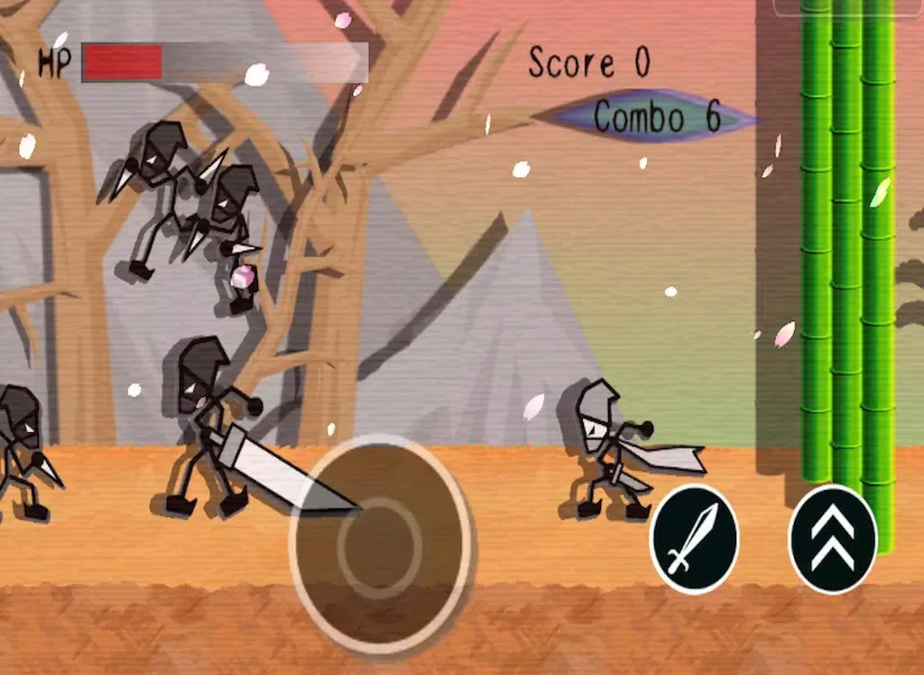 Capturas de tela do Ninja Stick Man Fighter iPad 
