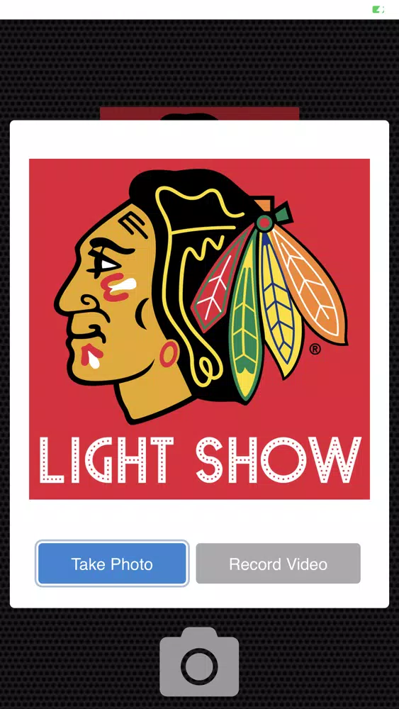 ภาพหน้าจอของ Blackhawks Light Show