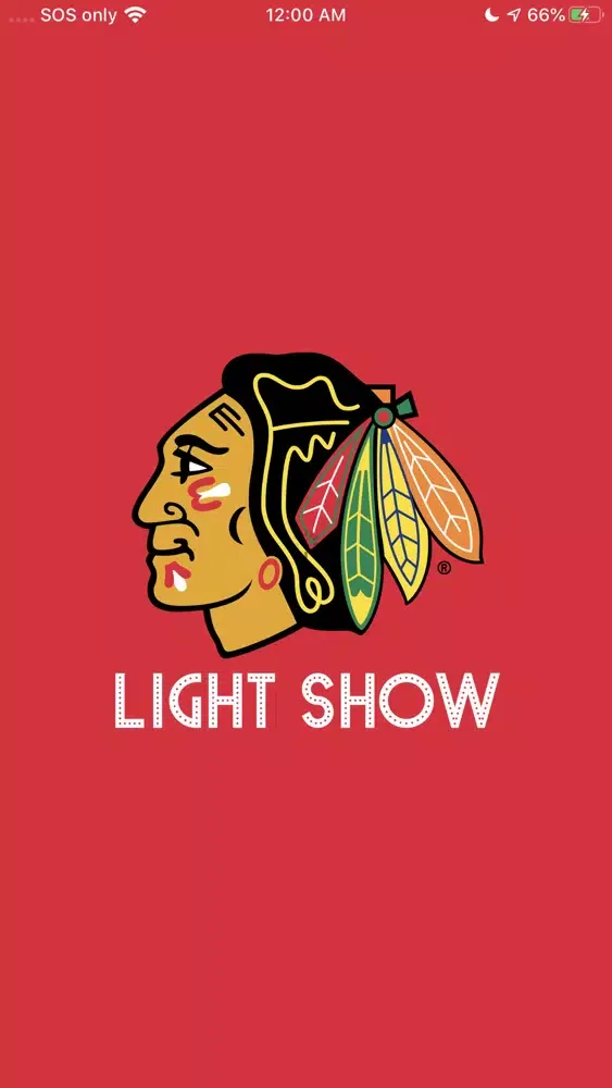 Ảnh chụp màn hình của Blackhawks Light Show
