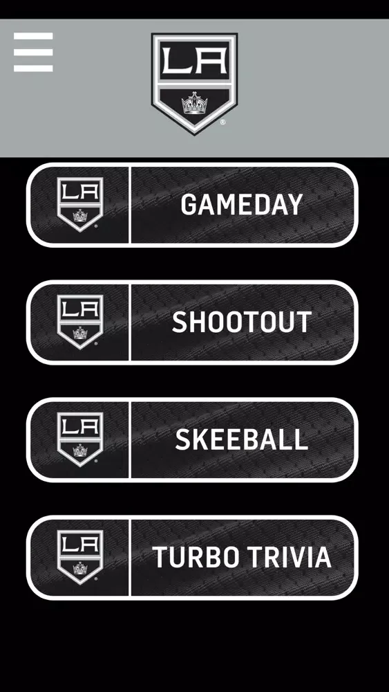 Ảnh chụp màn hình của LA Kings Gameday