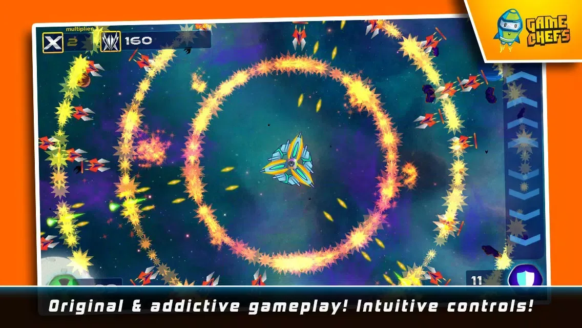 Capturas de tela do Galaxy Defense Force : The Best Free Space Shooter
