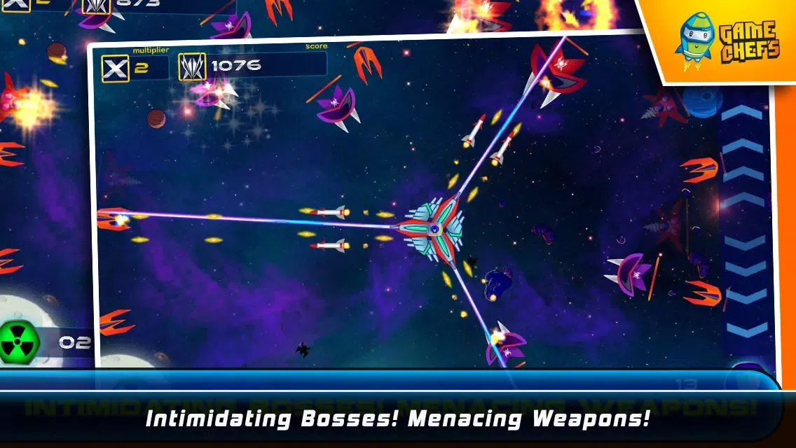 Capturas de tela do Galaxy Defense Force : The Best Free Space Shooter