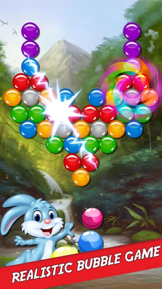 Bubble Shooter Bunny Easter Match 3 Game应用截图