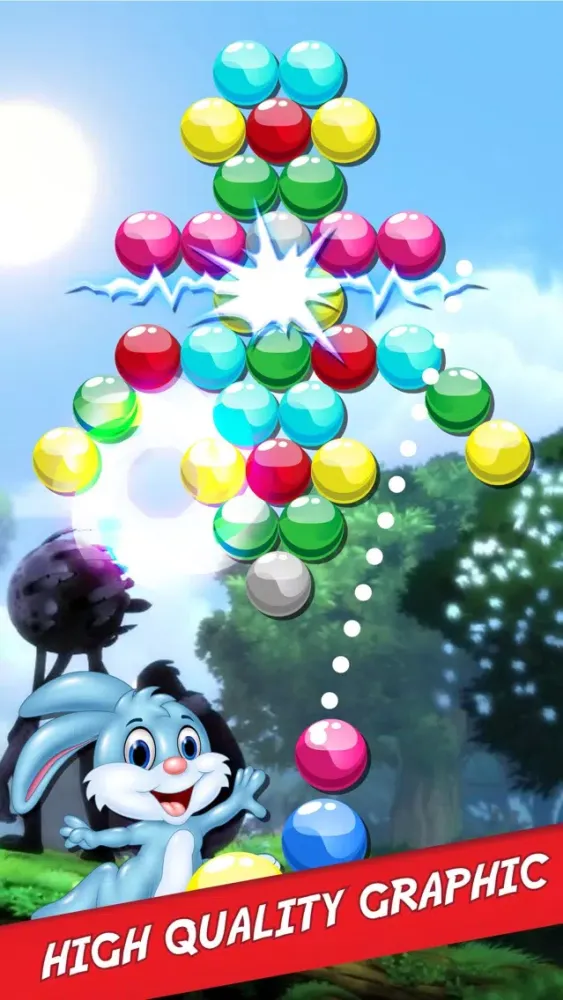 Bubble Shooter Bunny Easter Match 3 Game应用截图