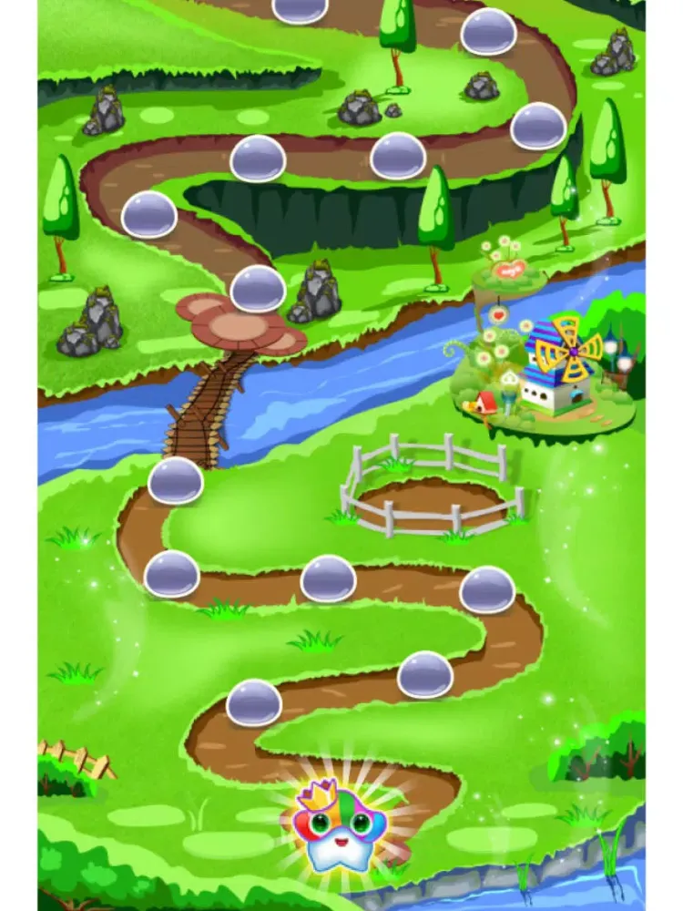 Capturas de tela do Candy Fruit Garden Story Mania - Fruit Crush Match 3 Edition iPad 