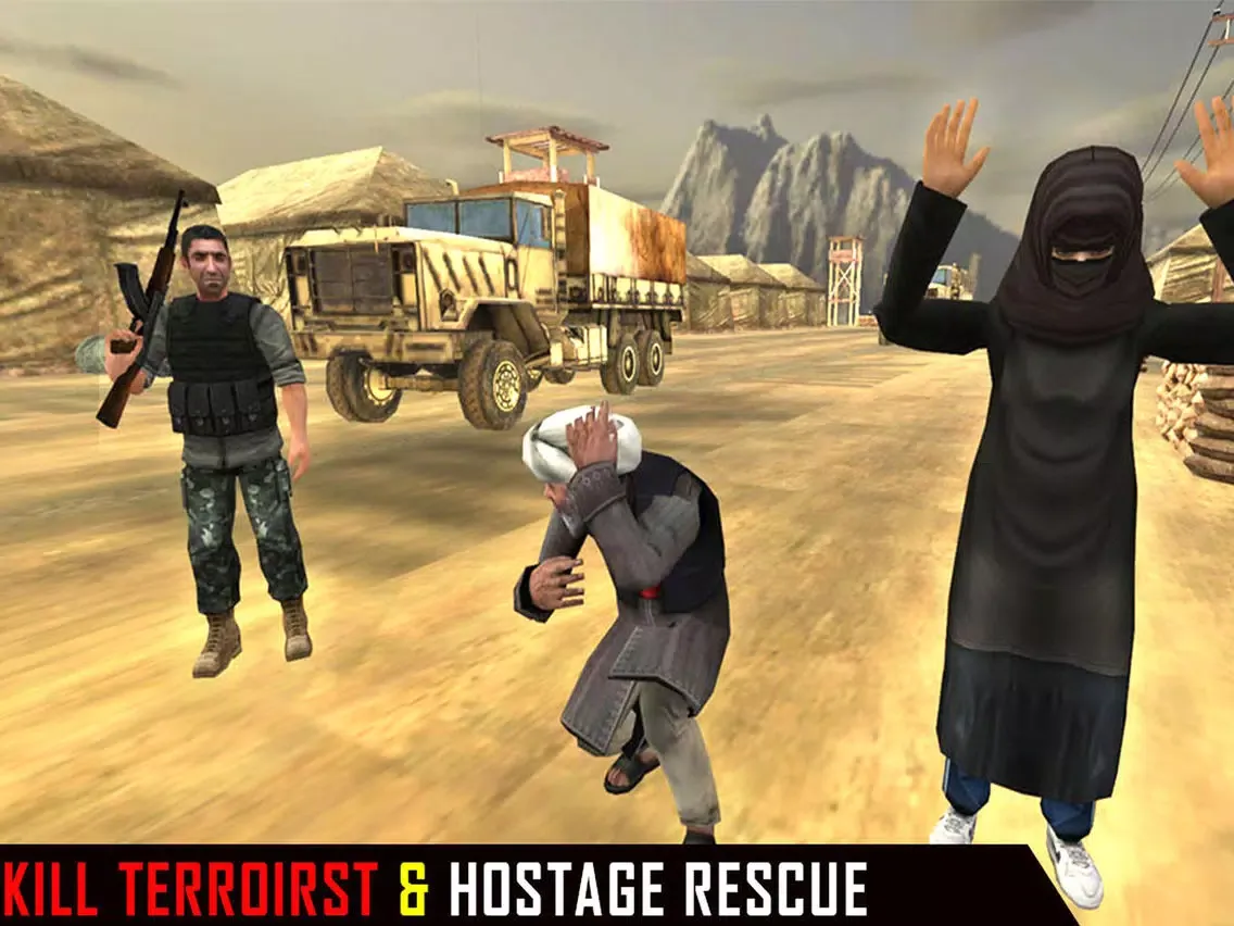 Tangkapan layar Modern Commando :Adventure War iPad 