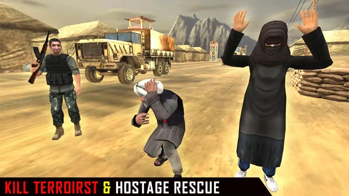 Tangkapan layar Modern Commando :Adventure War