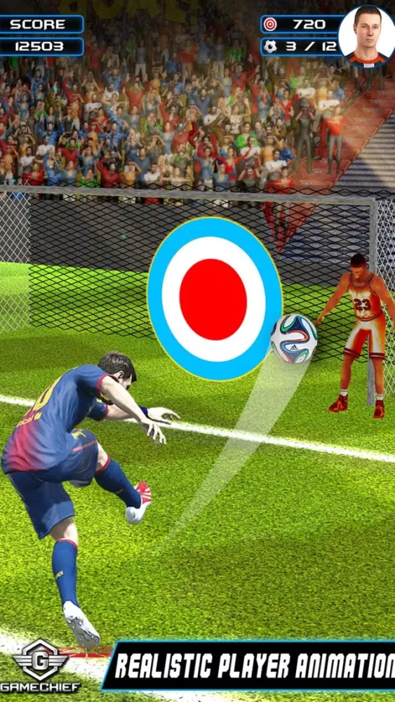 Capturas de tela do Flick Soccer Champions Pro