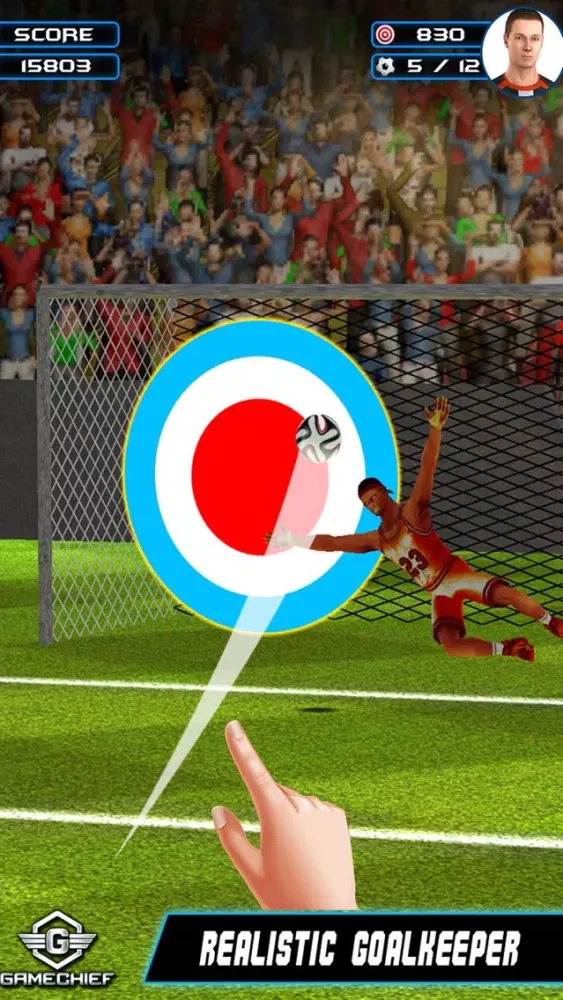 Capturas de tela do Flick Soccer Champions Pro