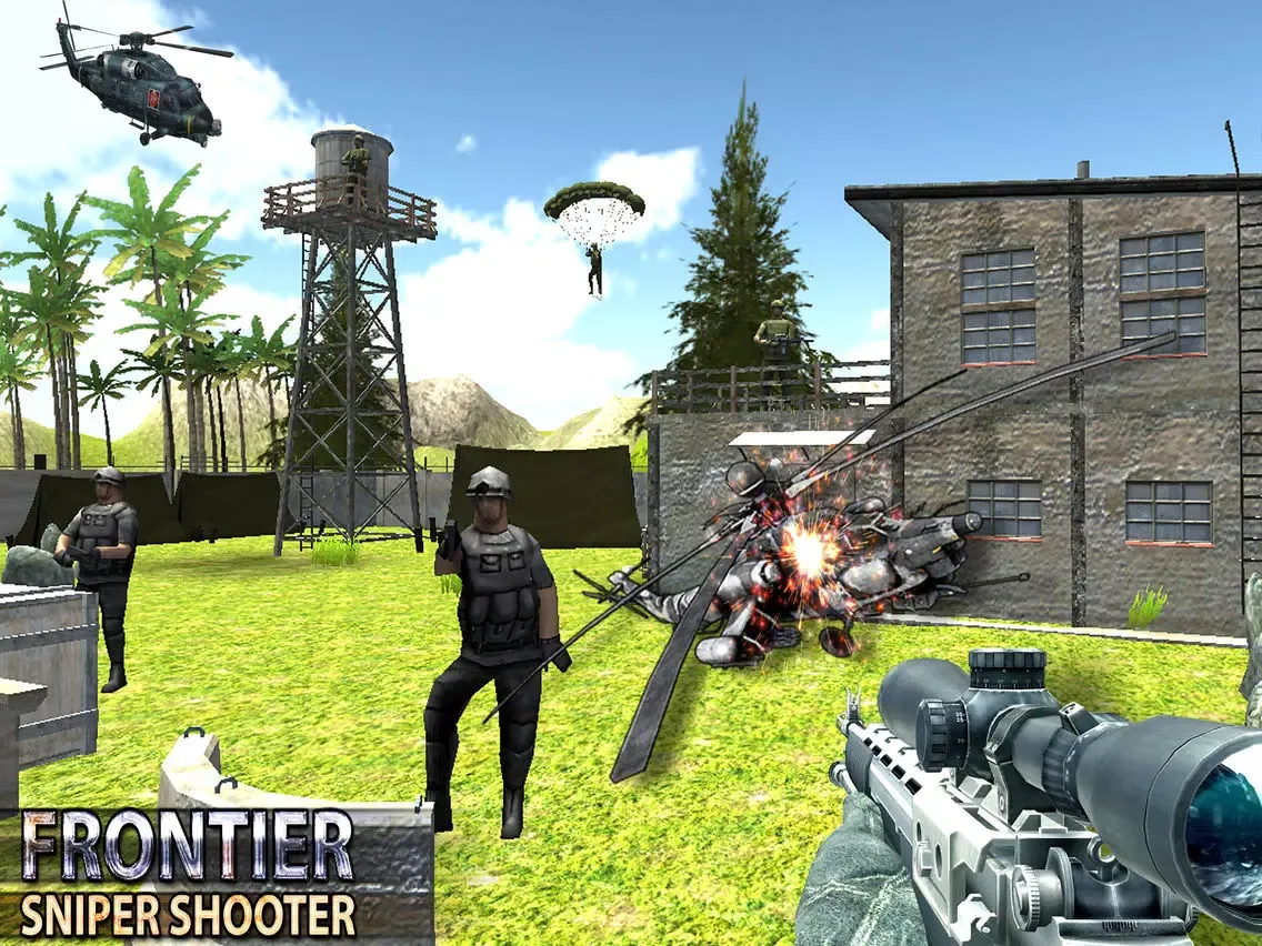 Capturas de tela do Frontier Sniper Shooter 2020 iPad 