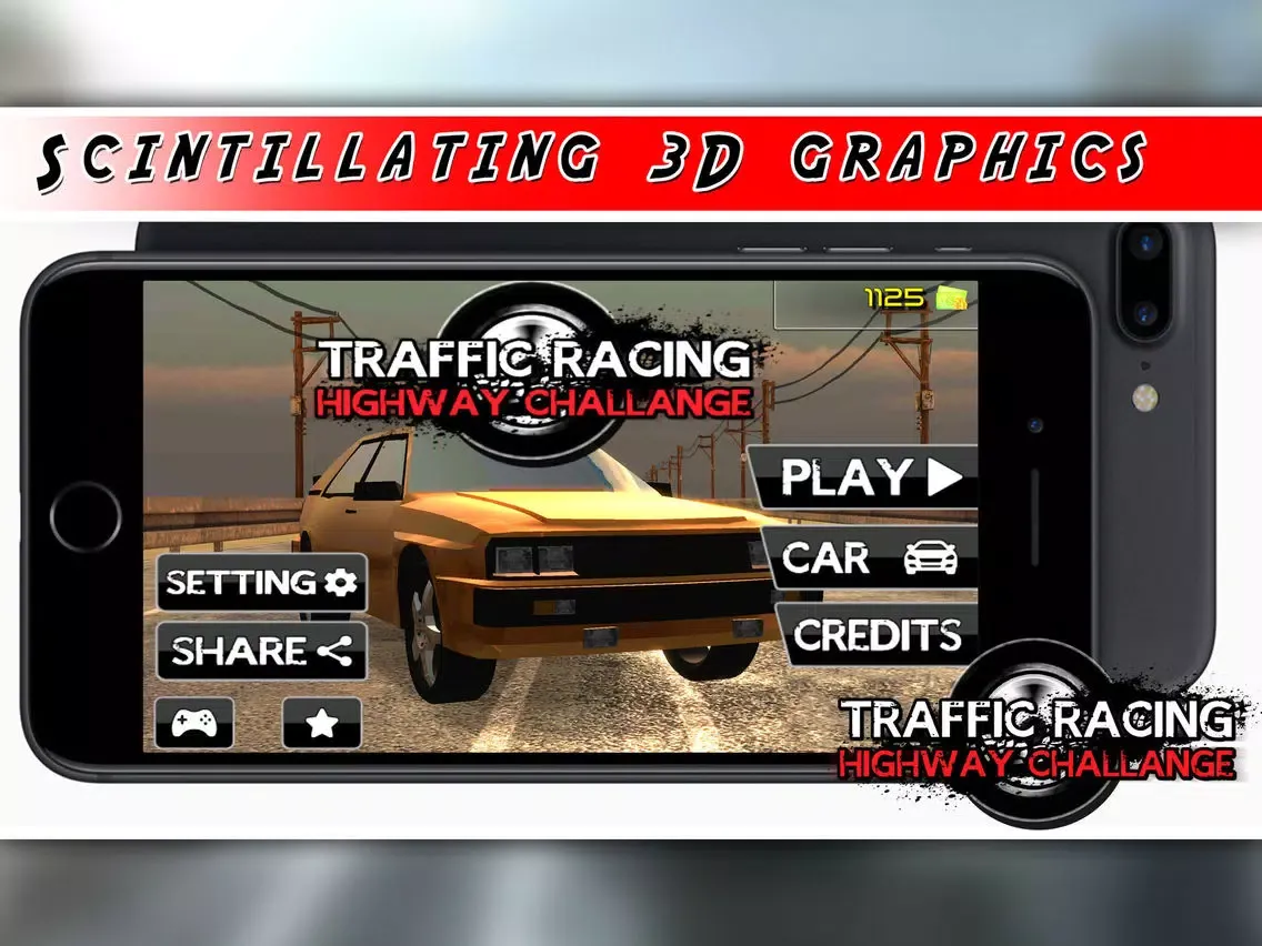 Tangkapan layar Highway Traffic Racing - Rivals Speed Car Racer iPad 