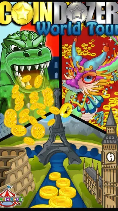 Tangkapan layar Coin Dozer - World Tour