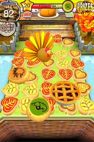 Captures d'écran de Cookie Dozer - Thanksgiving