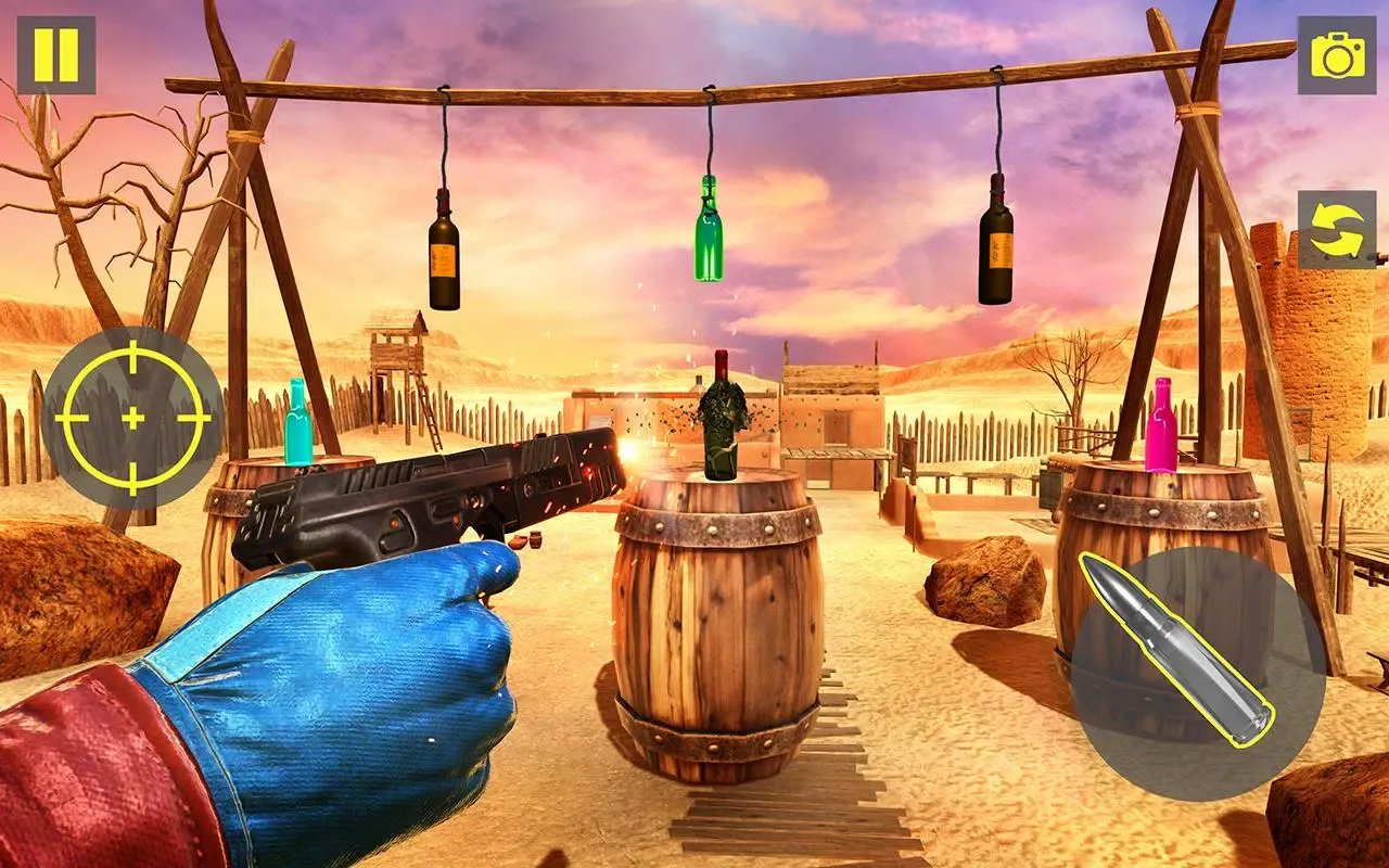 Sniper Gun Bottle Shooter 2023 Ekran Görüntüleri