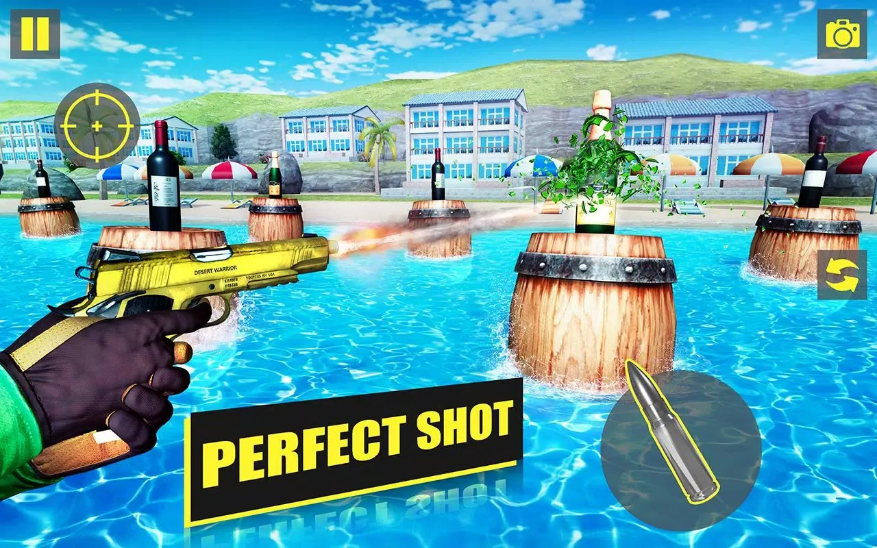 Sniper Gun Bottle Shooter 2023 Ekran Görüntüleri