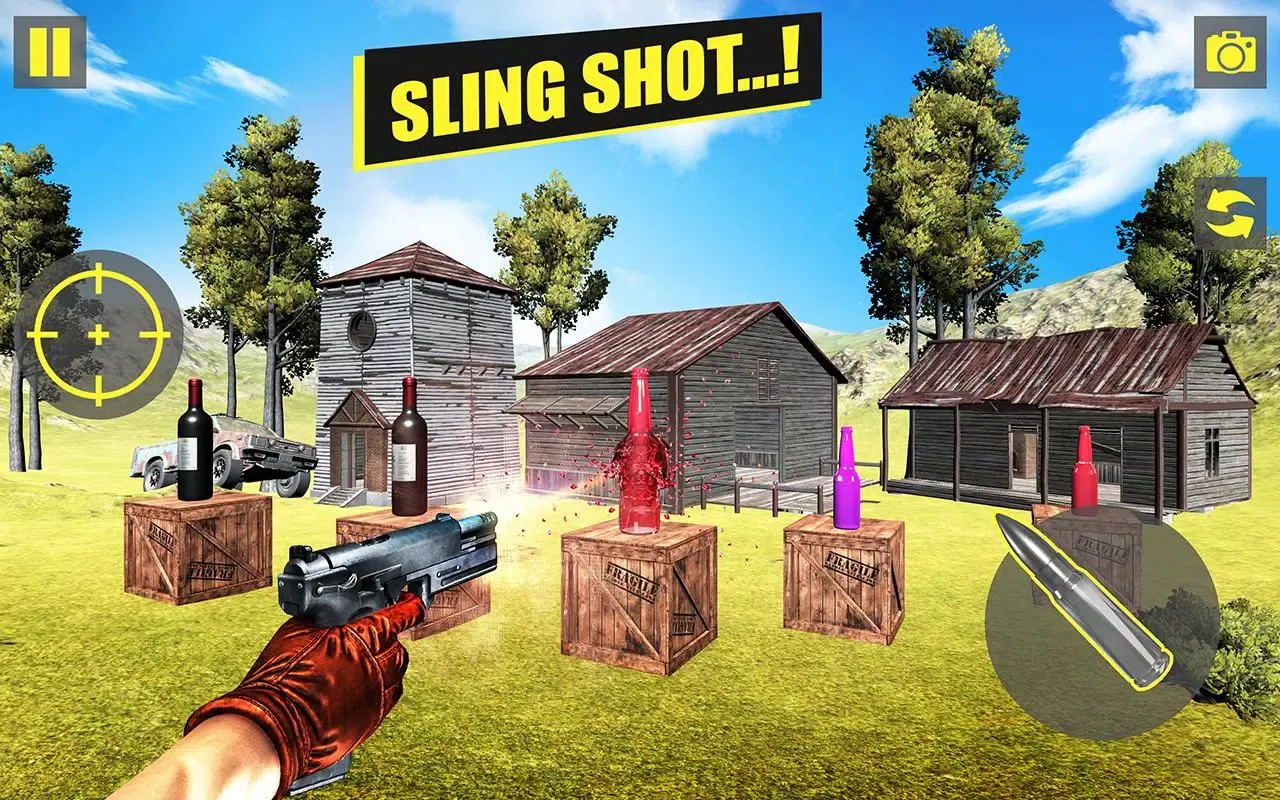 Sniper Gun Bottle Shooter 2023 Ekran Görüntüleri
