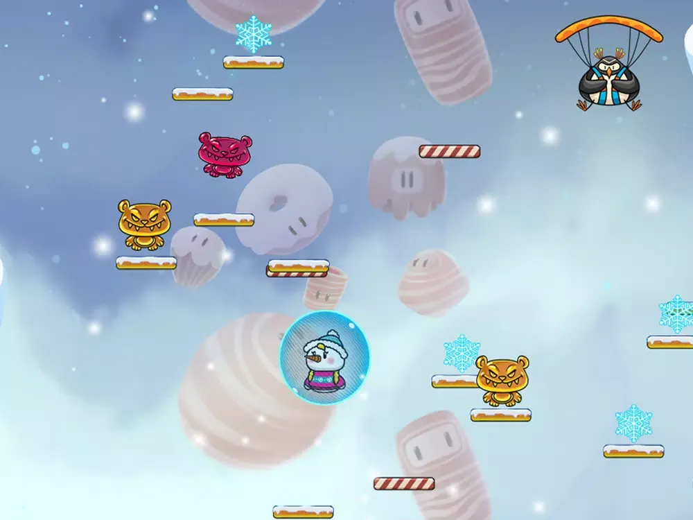 Frostys Escape -Endless Jumper iPad  স্ক্রিনশট