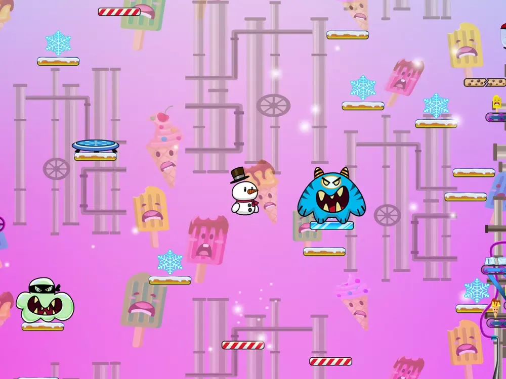 Frostys Escape -Endless Jumper iPad  স্ক্রিনশট