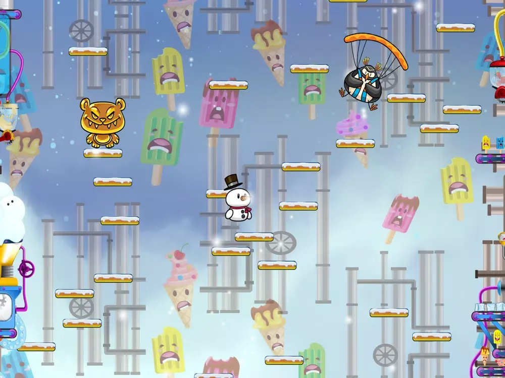 Frostys Escape -Endless Jumper iPad  স্ক্রিনশট