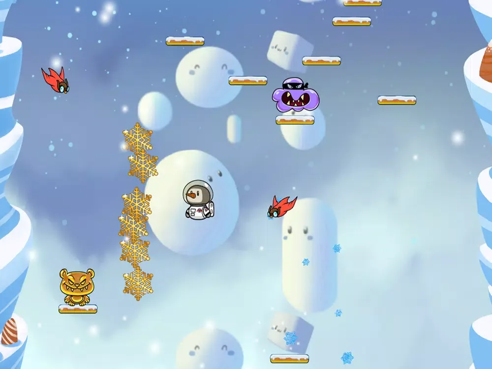 Frostys Escape -Endless Jumper iPad  স্ক্রিনশট