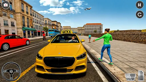 Screenshot di Crazy Car Taxi Simulator