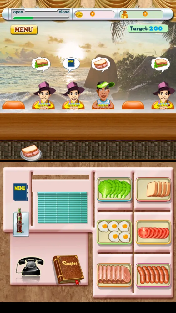 Screenshot di Sandwiches Maker Free - Cooking Games Time Management : the Best ingredients making Fun Game for Kids and girls - Cool Funny 3D meal serving puzzle App - Top Addictive Sandwich cookery Apps