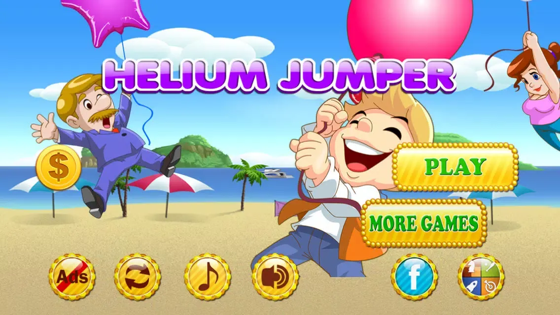 Ảnh chụp màn hình của Helium Jumper : Endless Jumping Arcade Game , the Best Fun fall down Mania ride runner Free Games for kids and boys - a Cool Funny parachute app