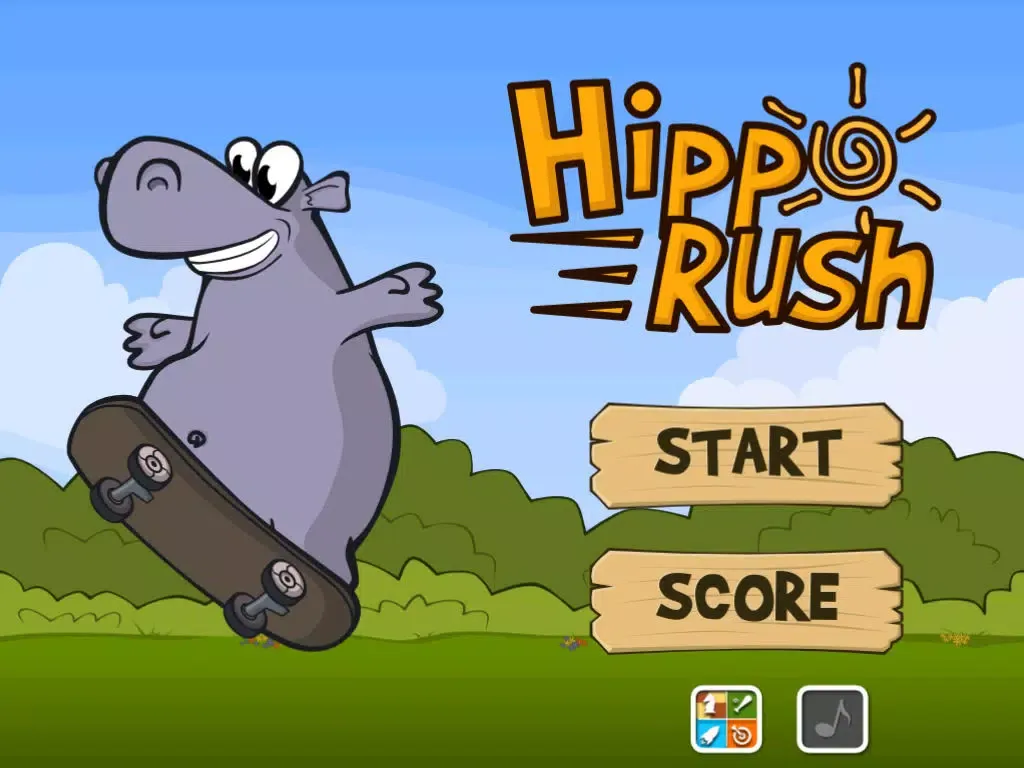 Hippo Rush Free iPad  Screenshots