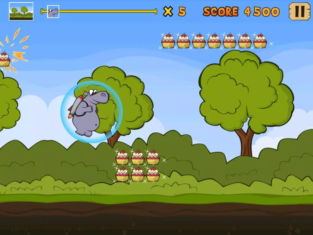 Hippo Rush Free iPad  Screenshots
