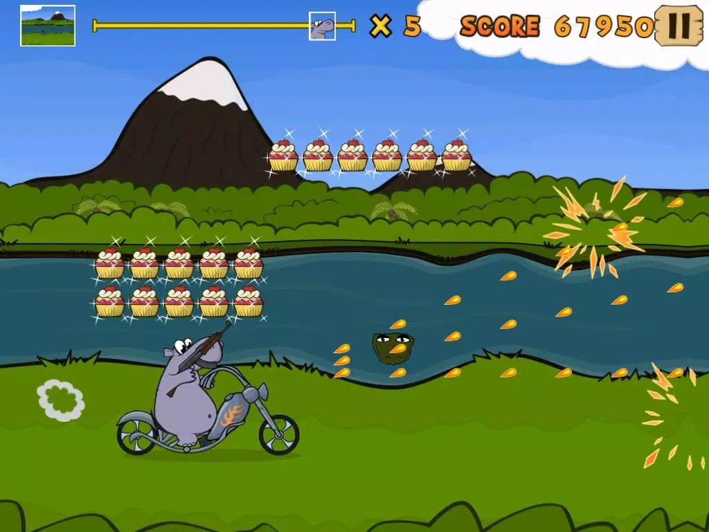 Hippo Rush Free iPad  Screenshots