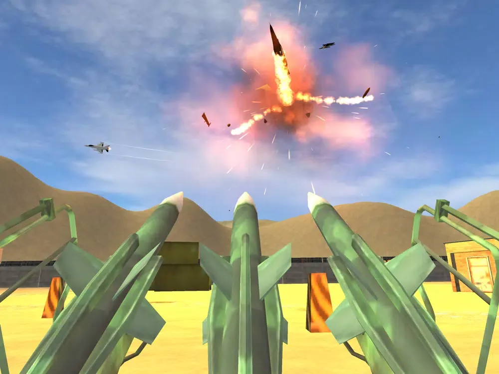 Counter Jet Sky Air Shooting iPad  Screenshots