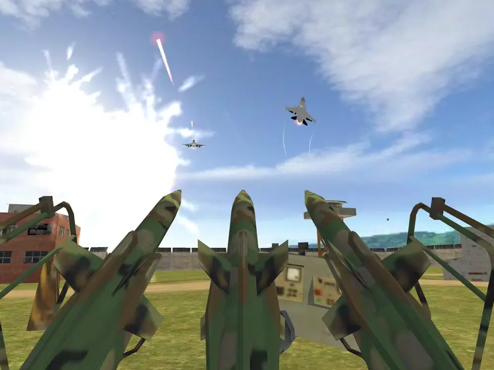 Counter Jet Sky Air Shooting iPad  Screenshots