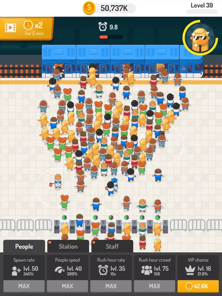 Captures d'écran de Rush Hour - Idle Game iPad 