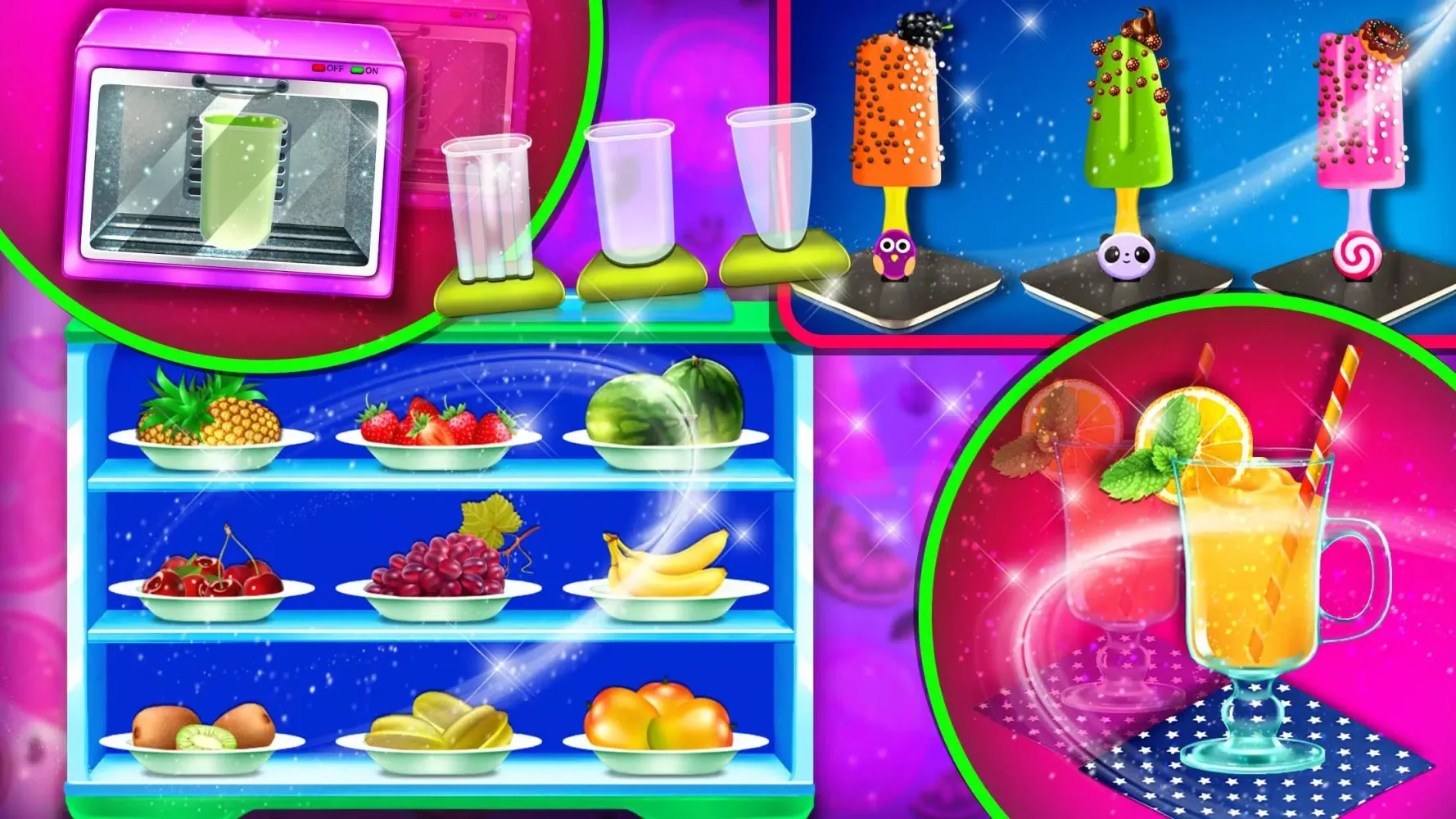 Icy Summer Food Making Game應用截圖