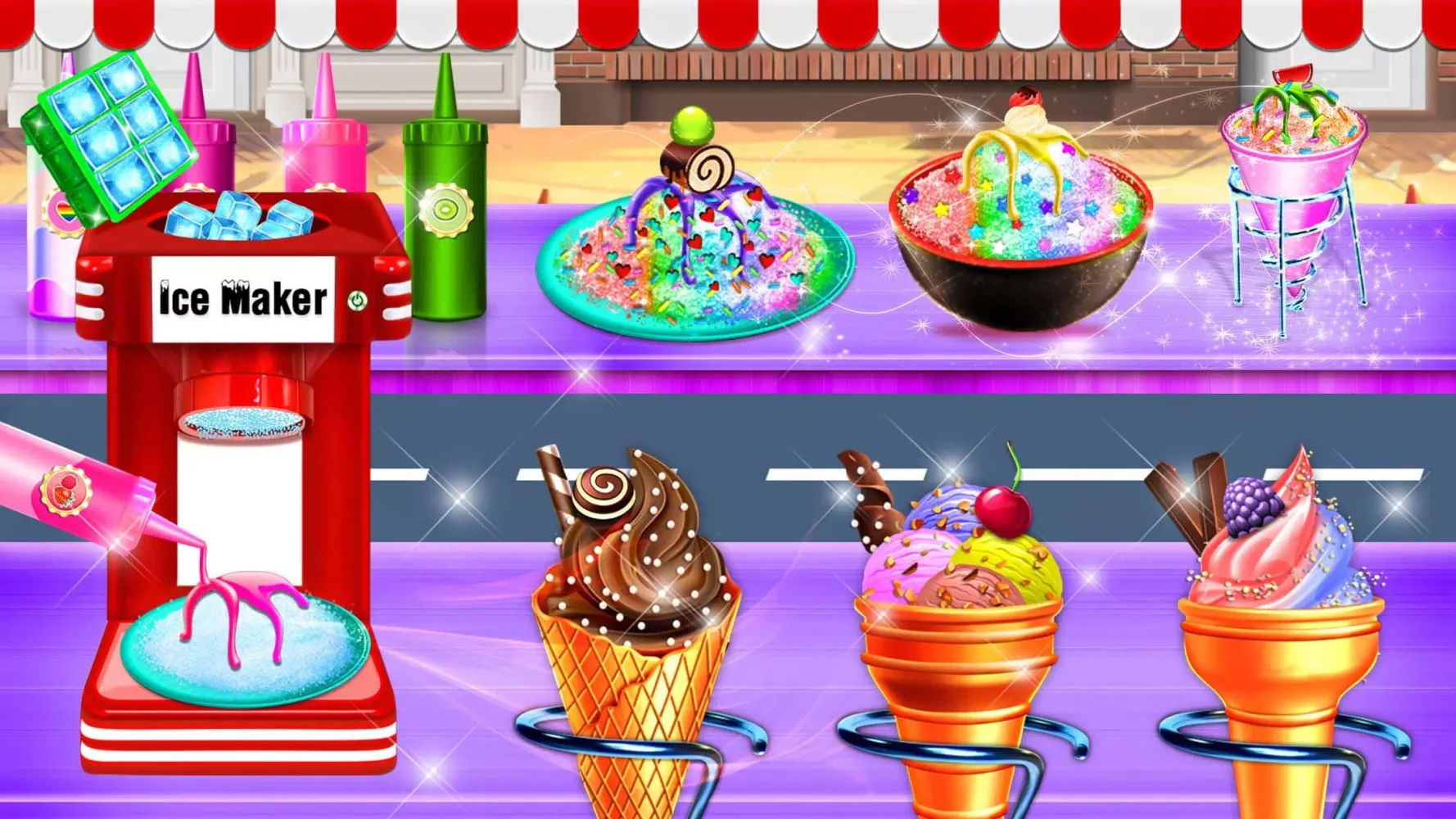 Icy Summer Food Making Game應用截圖
