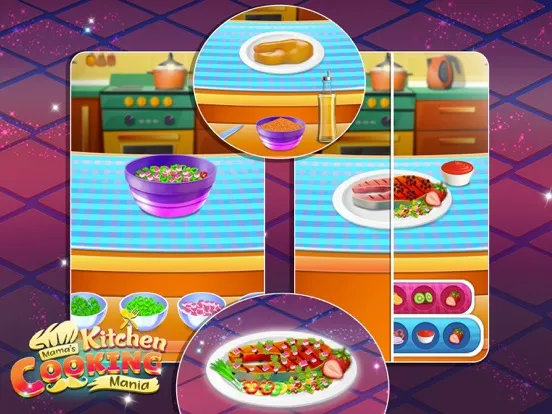 Tangkapan layar Mama’s Kitchen Cooking Mania iPad 