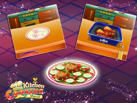 Tangkapan layar Mama’s Kitchen Cooking Mania iPad 