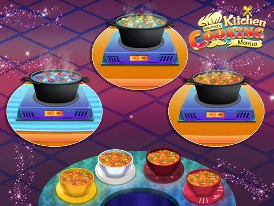 Tangkapan layar Mama’s Kitchen Cooking Mania iPad 