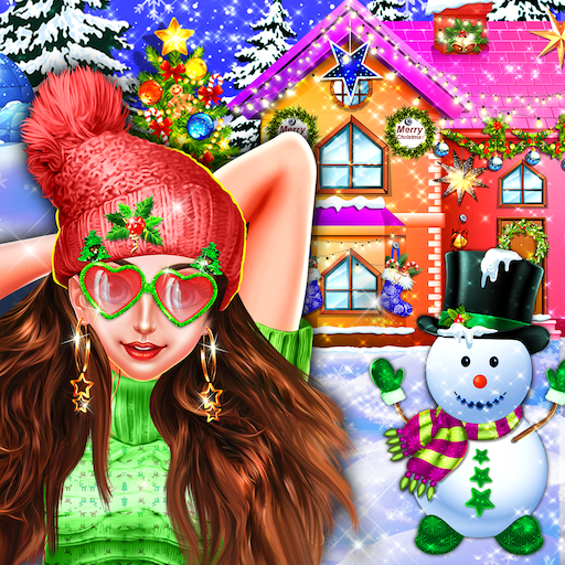 Christmas makeup dressup games