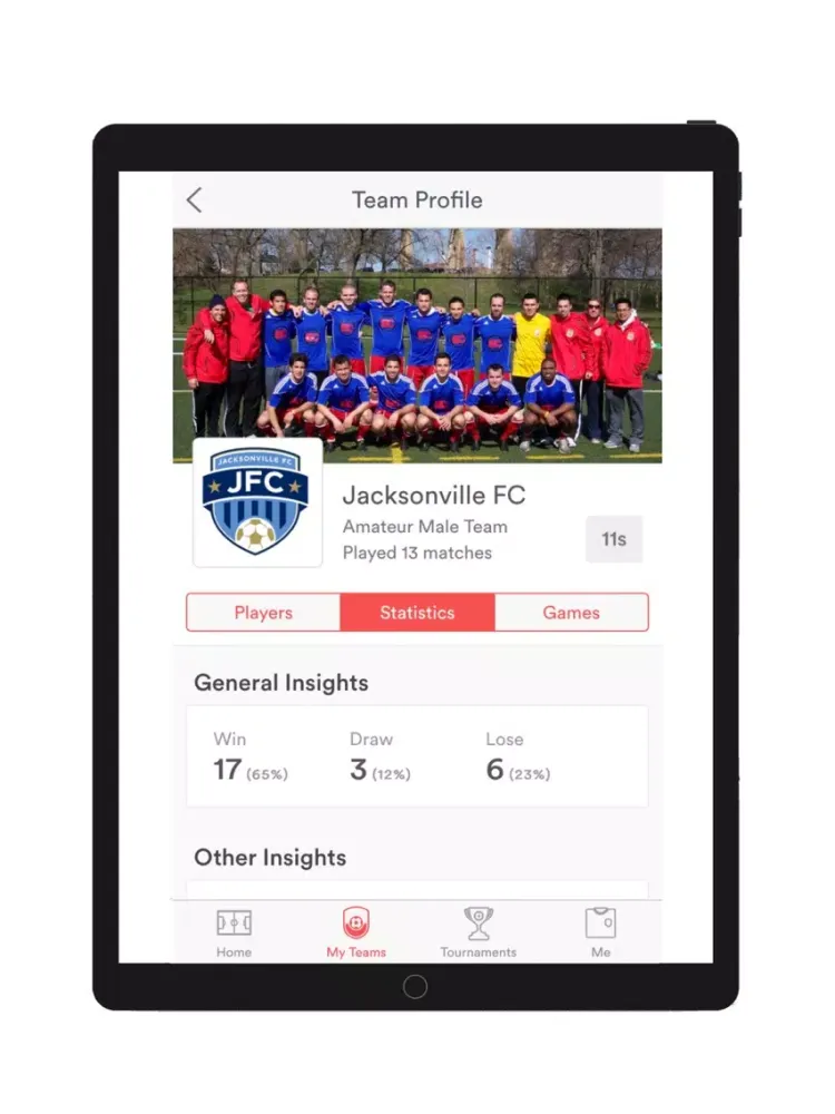 Tangkapan layar Gameday - For Football Teams iPad 