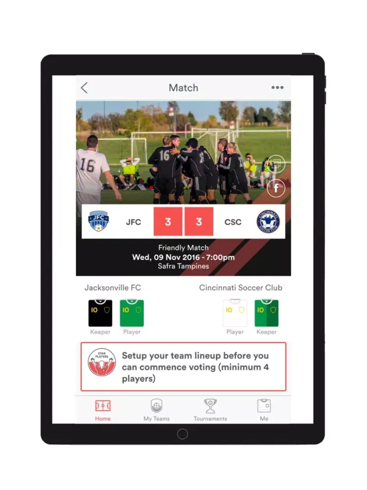 Tangkapan layar Gameday - For Football Teams iPad 