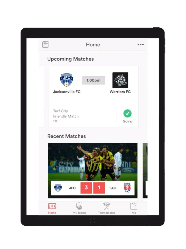 Tangkapan layar Gameday - For Football Teams iPad 
