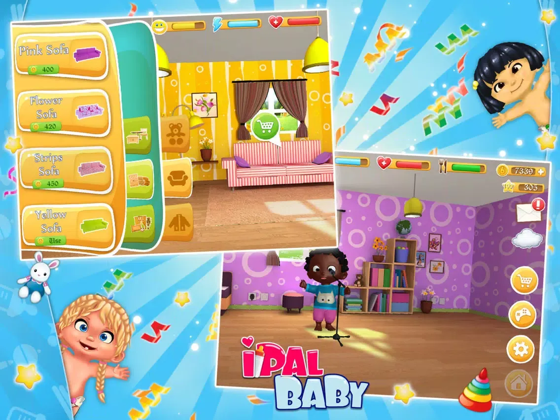 iPal Baby - Virtual Baby Childcare Simulator iPad  Ekran Görüntüleri
